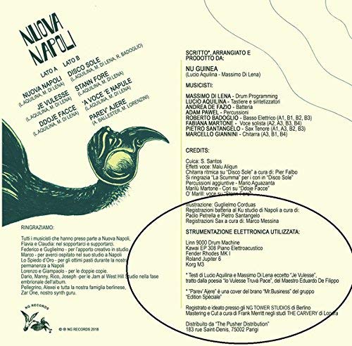 Nuova Napoli, Vinyl