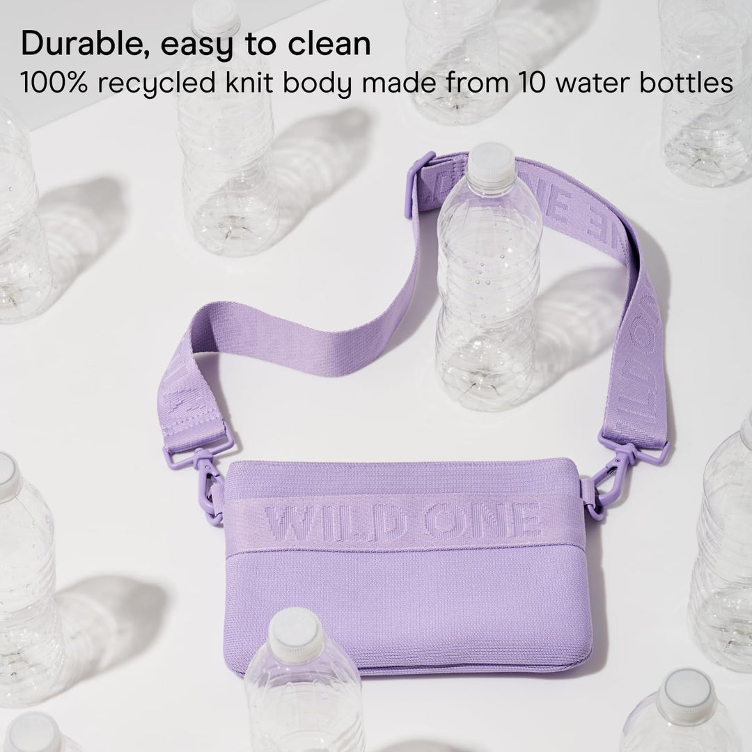 Wild One Leckerli-Beutel – Recycelter Strick, Flieder Violett, Violett