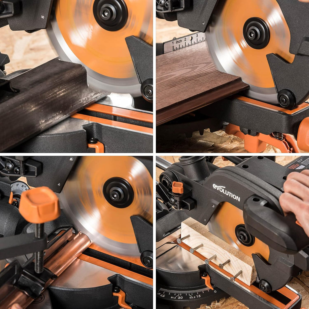 Evolution R185TCT-20MS - 185mm Universalblatt - 20 Zähne mit Hartmetallbestückung für Holz, Metall K