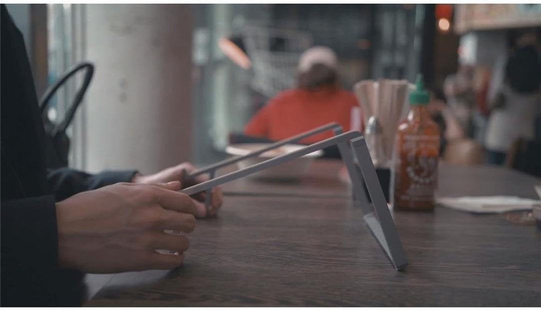 Rain Design mBar Pro+ Foldable Laptop Stand - Silver mBar Pro+ Silber, mBar Pro+ Silber