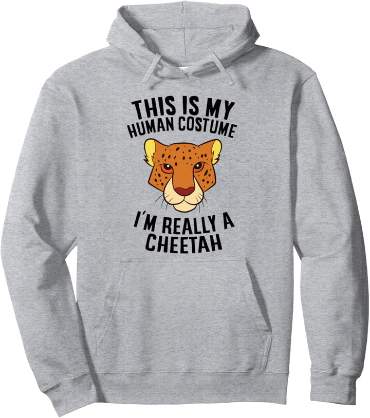 Das ist mein menschliches Kostüm Ich bin wirklich ein Gepard Pullover Hoodie