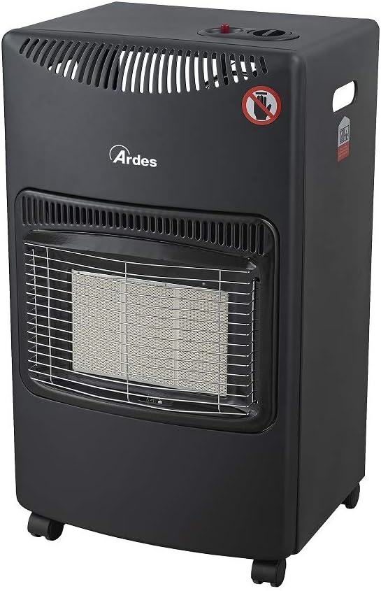 ARDES - AR382 BOXER Infrarot-Gasofen mit LPG-Flasche, 3 Leistungsstufen - Ofen mit Flaschenraum, Sic