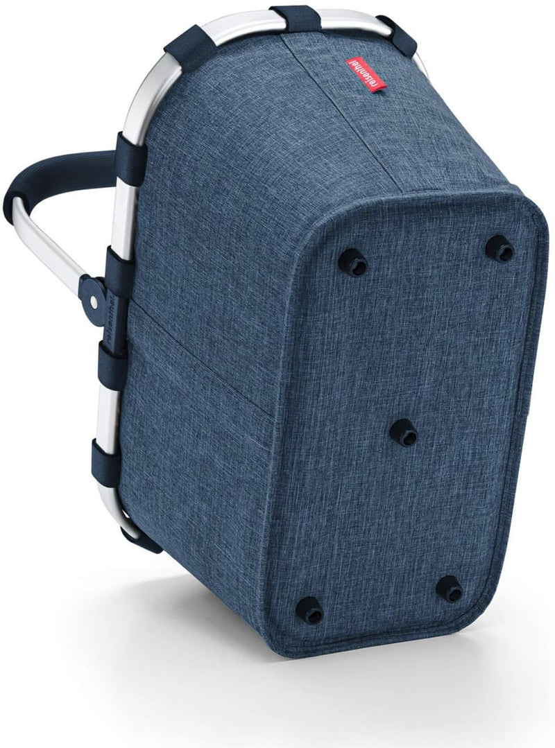 reisenthel carrybag in Twist Blau - Stabiler Einkaufskorb mit viel Stauraum und praktischer Innentas