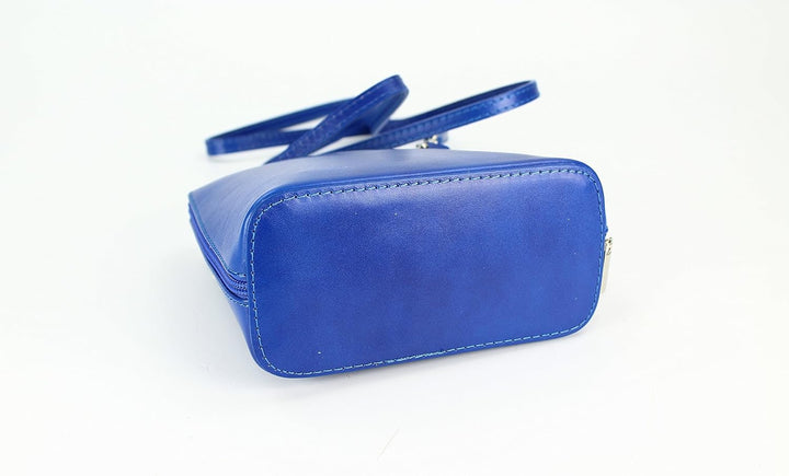 Belli italienische Ledertasche Damen Umhängetasche klein Handtasche Schultertasche Abendtasche in ro