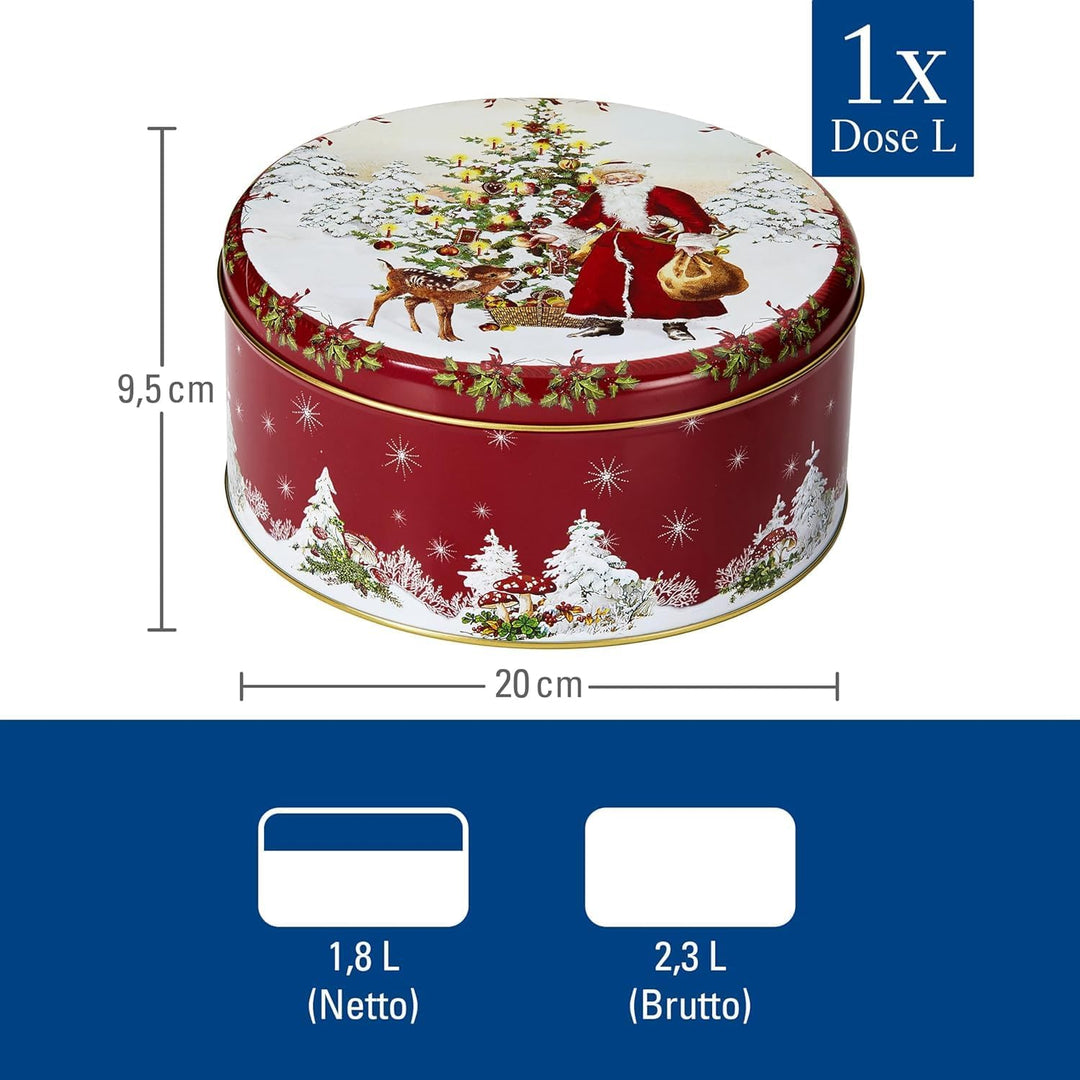 Villeroy & Boch – Winter Collage Accessoires Gebäckdosen Set 3 teilig Weihnachten, Dosen, Keksdosen,