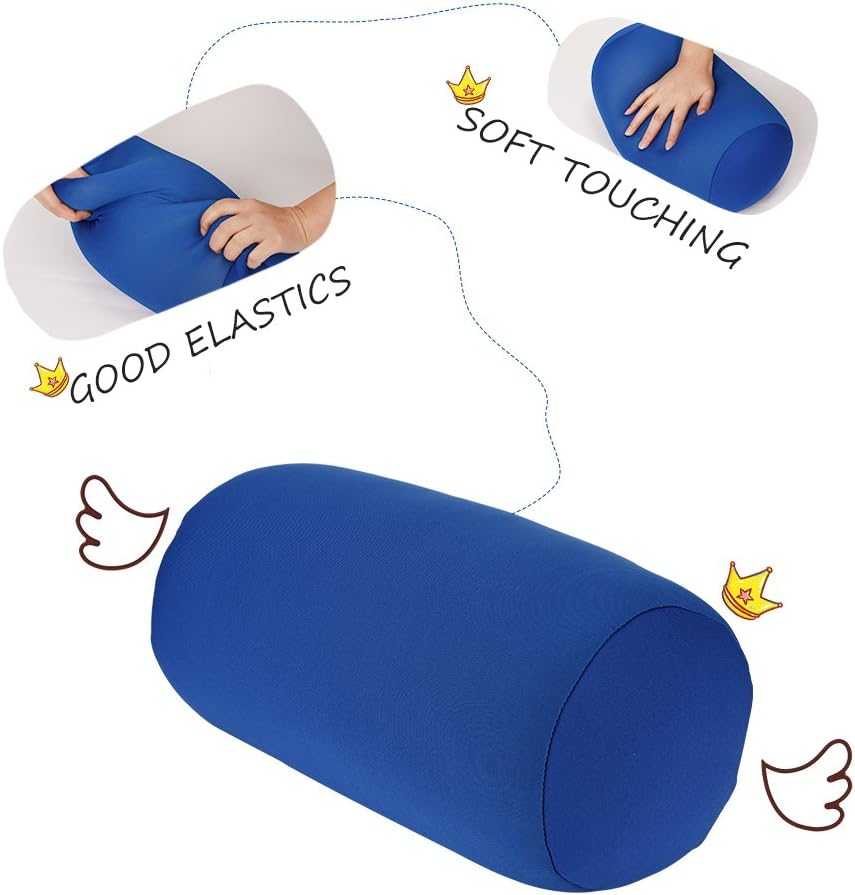 Zerodis Cylindrical Pillow Waschbar Extrem Bequem Roll Pillow Rund Cervical Neck Zurück Stützkissen
