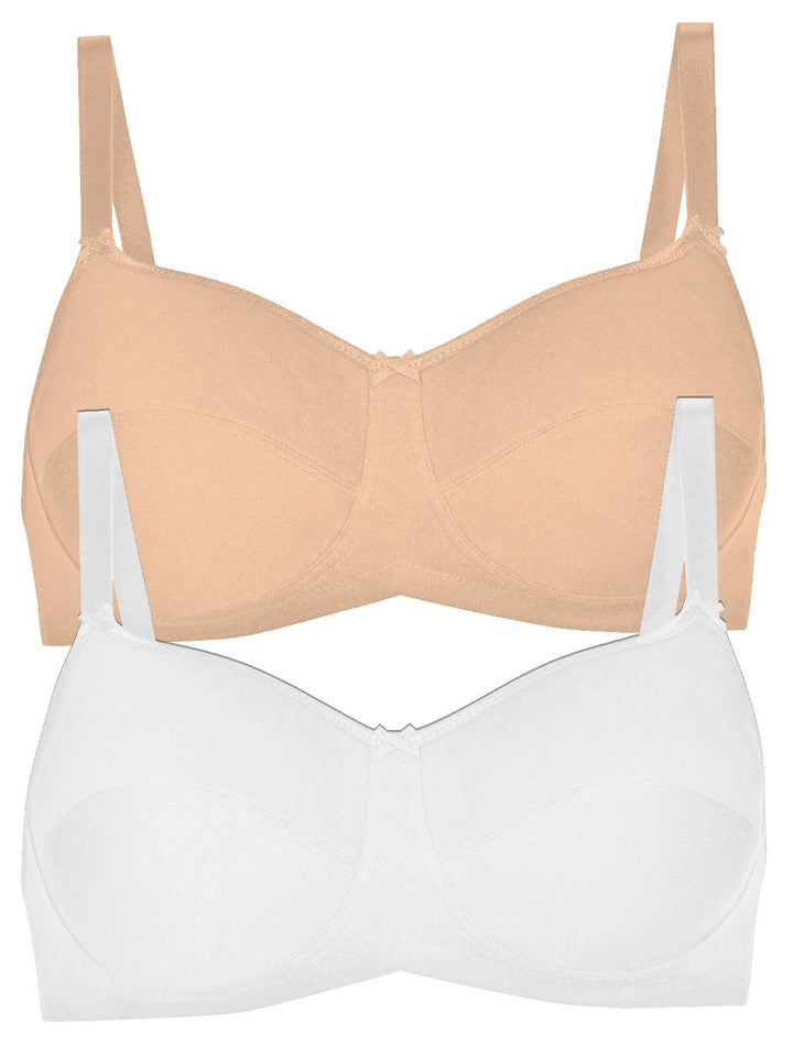 Anita 2er Sparpack Prothesen BH Allie 5301X Gr. 70-95 A-E 90E Skin/Weiss