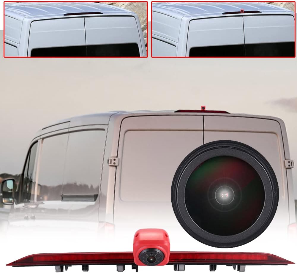 18mm Linse Top Qualität Auto Drittes Dach Original-Bremslicht-Rückfahrkamera, Ersatz für VW Crafter