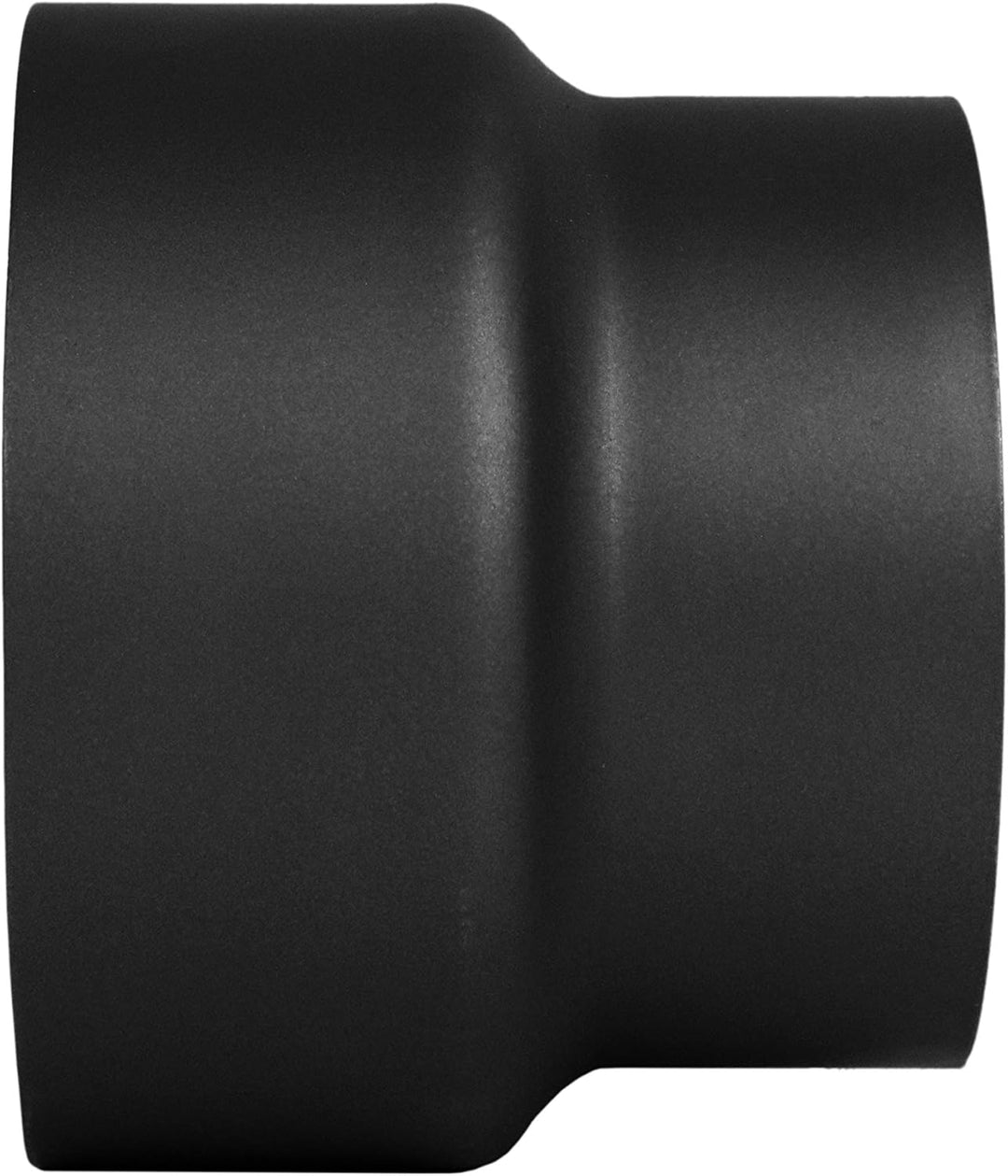 LANZZAS Ofenrohr Reduzierung von 150 mm auf 130 mm, Farbe: schwarz-metallic (im Durchmesser Ø 150 mm