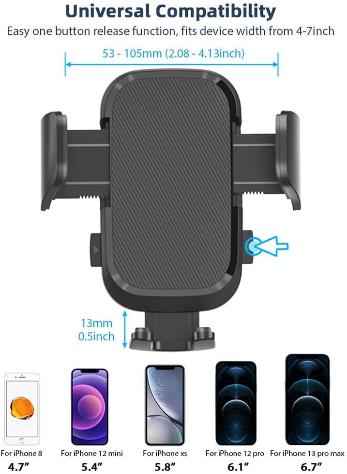 Handyhalterung Auto Runde Lüftung Mercedes-Benz AMG/GLA/GLB/GLC/GLE/GLS/GLK/smart 451 453 Mini-Coope