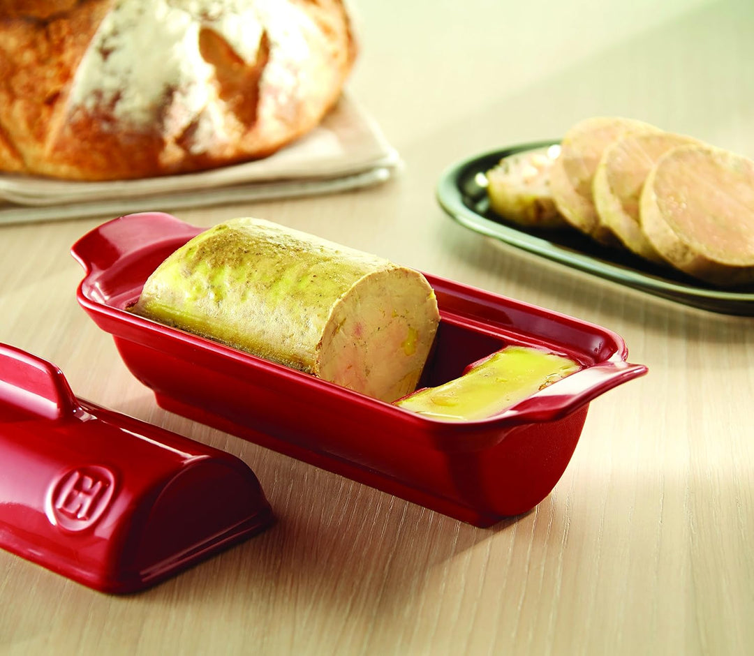 Terrine foie gras 245x105mm Emile Henry 5865-34 Grand Cru Rot, Rot