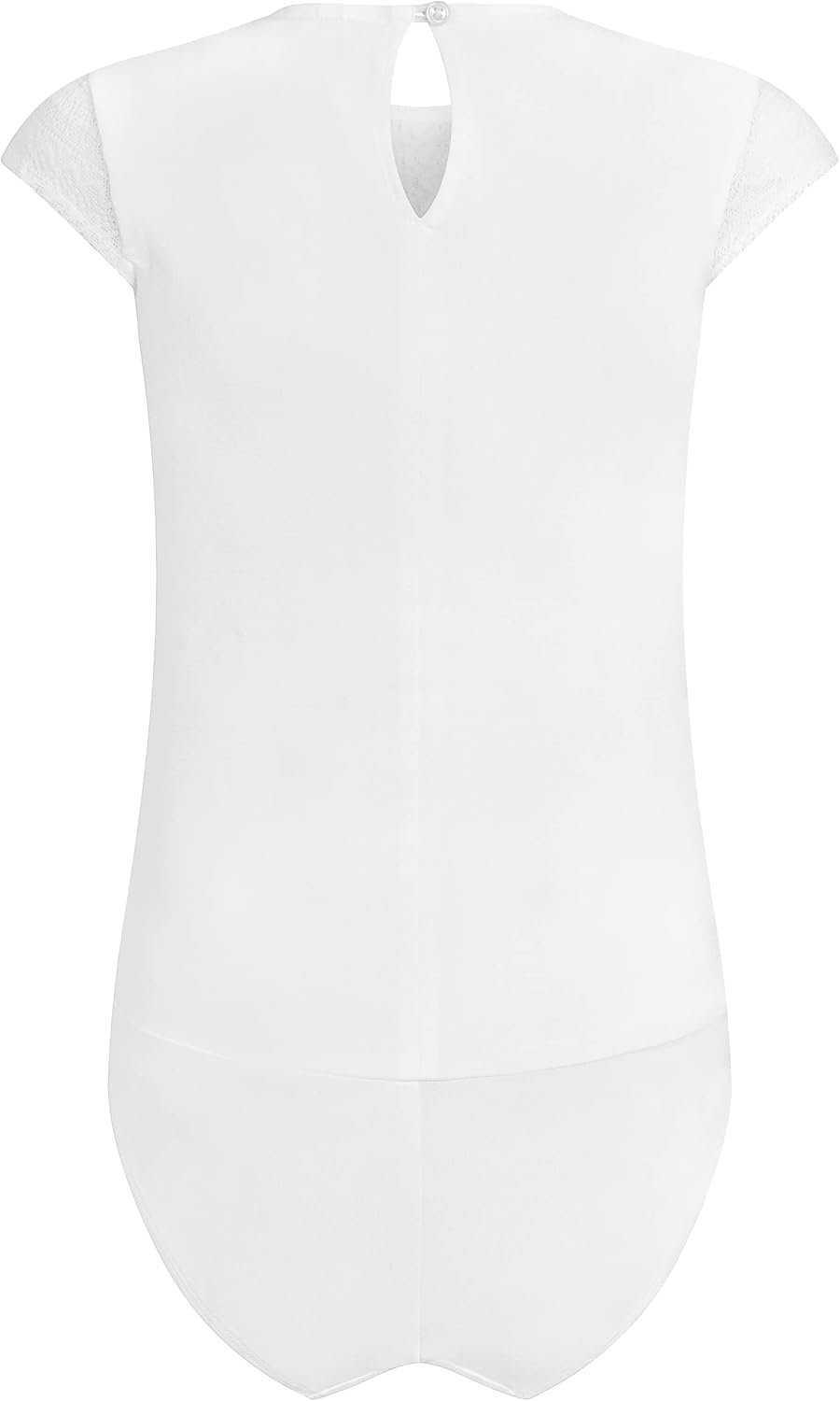 Trachtenbody aus Spitze - Eleganter und taillierter Damen Trachten Body – Stretch Trachtenbluse hoch