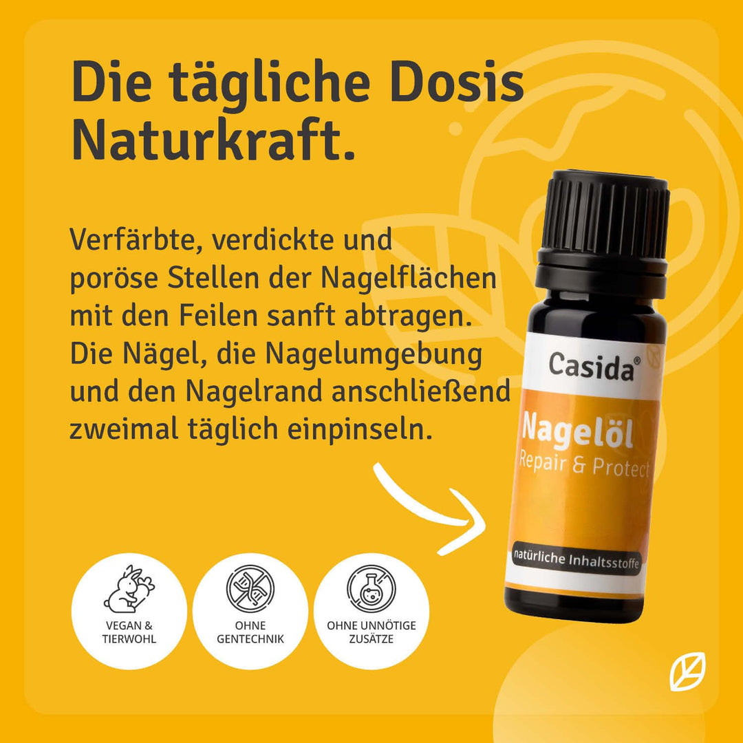 CASIDA® Nagelöl Repair & Protect - aus der Apotheke - zur kosmetischen Behandlung bei Nagelpilz - 10