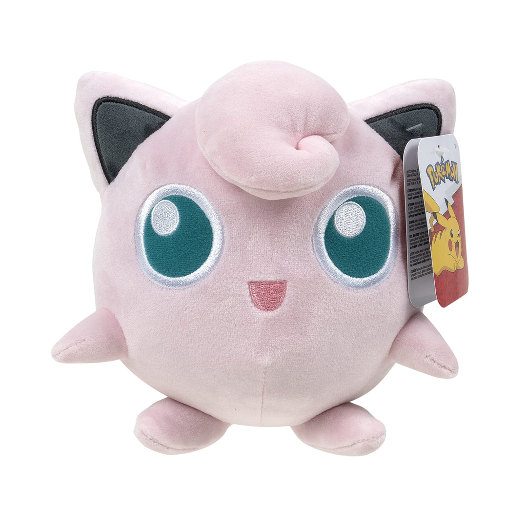 Pokemon PKW1990-20cm Plüsch - Pummeluff, offizielles Pokemon Plüsch 20cm Pummeluff, 20cm Pummeluff