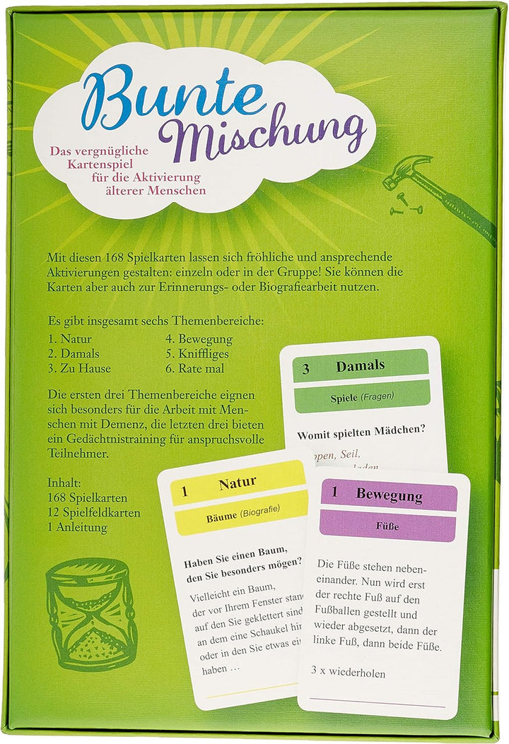 Bunte Mischung: Das vergnügliche Kartenspiel für die Aktivierung älterer Menschen