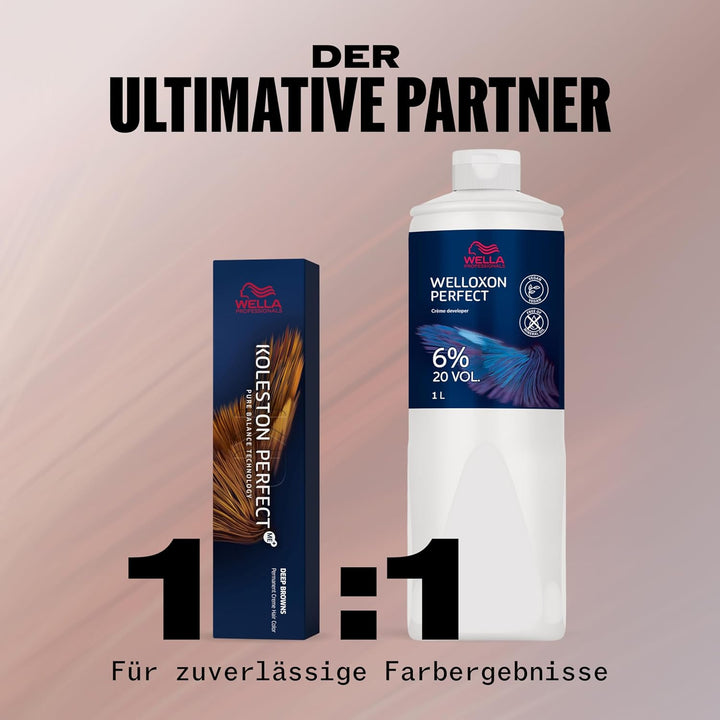 WELLA Koleston Perfect Me KP Deep Browns 7/77 Mittelblond Braun Intensiv 3er Pack Braun 60 ml (3er P