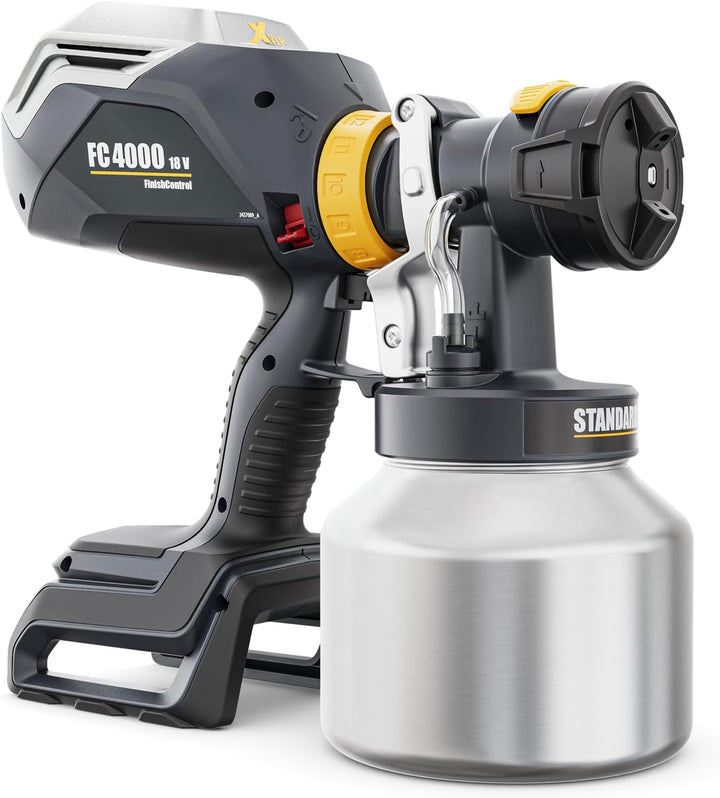 WAGNER FinishControl 4000 18V StandardSpray - das Mobile XVLP Akku-Farbsprühsystem FC4000 StandardSp