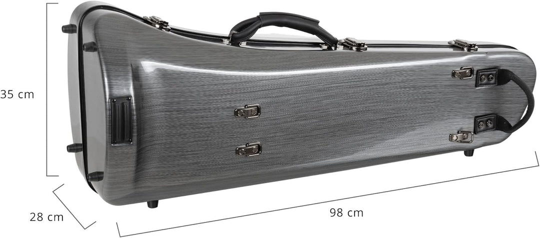 Lechgold Deluxe Koffer für Posaune (Tenor) - Stabiles Formetui für alle gängigen Tenorposaunen - The