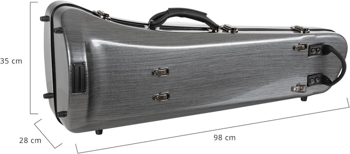 Lechgold Deluxe Koffer für Posaune (Tenor) - Stabiles Formetui für alle gängigen Tenorposaunen - The