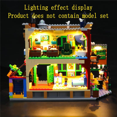 GEAMENT LED Licht-Set Kompatibel mit Lego 123 Sesame Street - Beleuchtungsset für Ideas 21324 Baumod