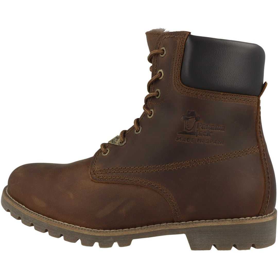 Panama Jack Herren Panama 03 Igloo Kurzschaft Stiefel 45 EU Braun Napa Grass Cuero Bark, 45 EU Braun