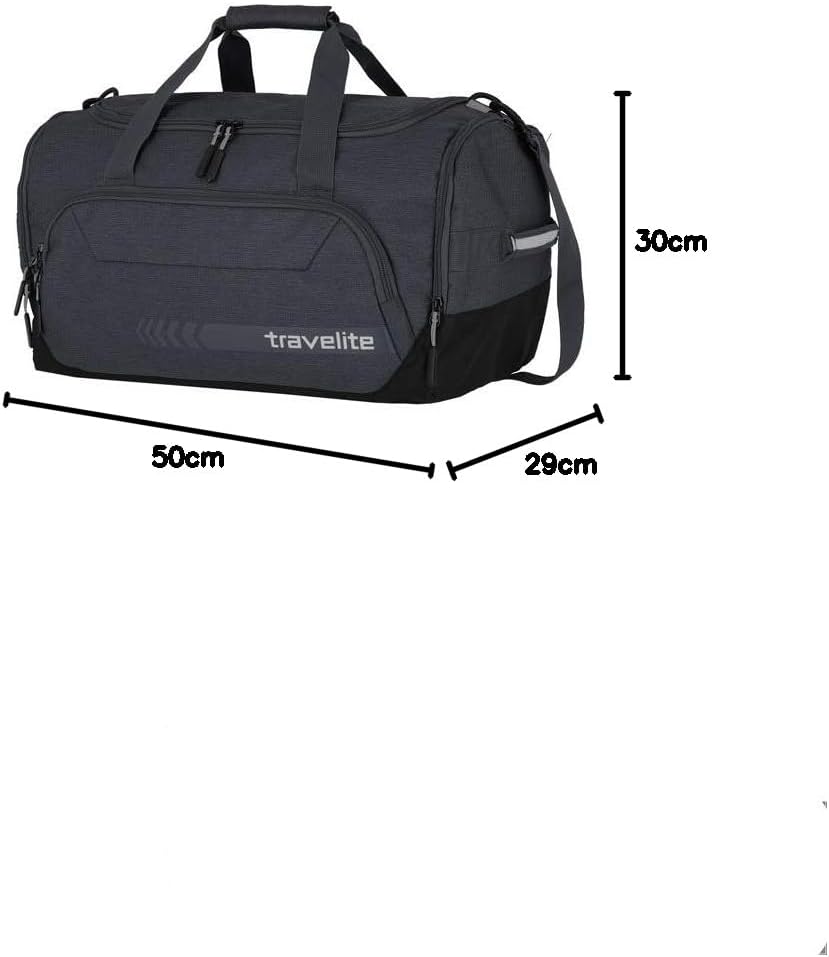 travelite Reisetasche Grösse M, Gepäck Serie KICK OFF: Praktische Reisetasche für Urlaub und Sport,