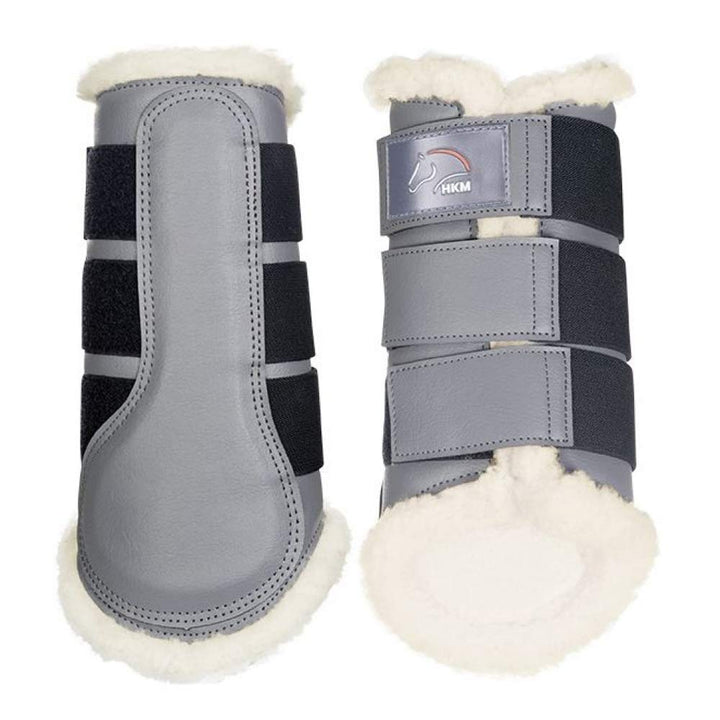 HKM Gamaschen Comfort XL grau, XL grau