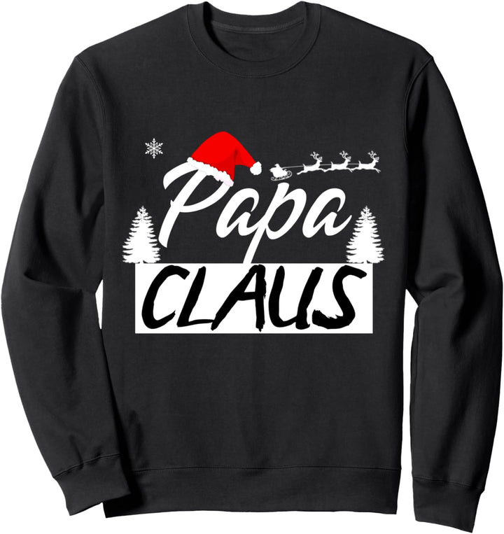 Papa Claus Lustig Weihnachtsmann Weihnachten Paar Vater Sweatshirt