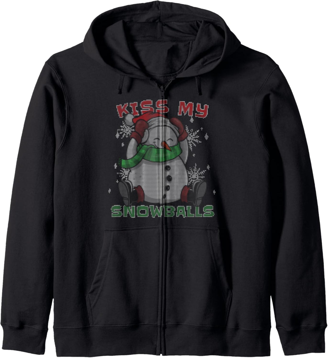 Unartige Paare Hässliche Weihnachten Kapuzenjacke