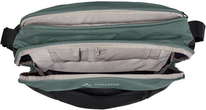 VAUDE Unisex Cycle Messenger M Fahrradtaschen Einheitsgrösse Black/Dusty Forest, Einheitsgrösse Blac