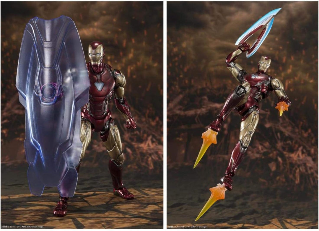 BANDAI S.H. Figuarts Avengers Endgame Iron Man Mark LXXXV Final Battle Edition Mark 85 Tony Stark