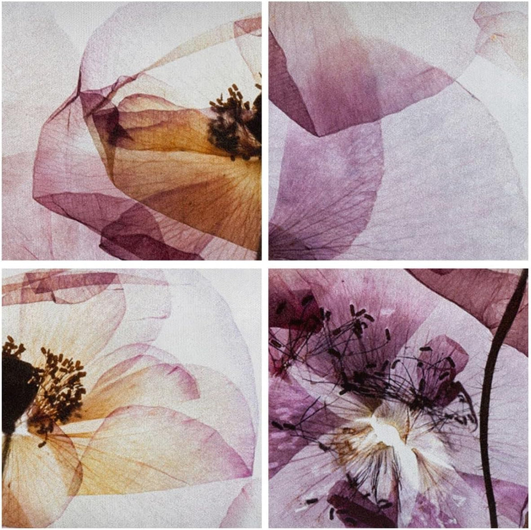 Bilder auf Leinwand blume sommer natur Leinwandbild mit Rahmen 70x50cm Wandbilder Dekoration Wohnzim