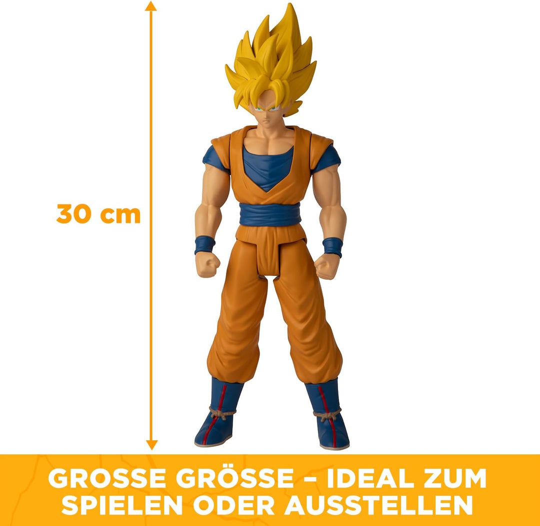 BANDAI - Dragon Ball Super - Riesenfigur Limit Breaker 30 cm - Super Saiyan Goku - Offizielle Dragon