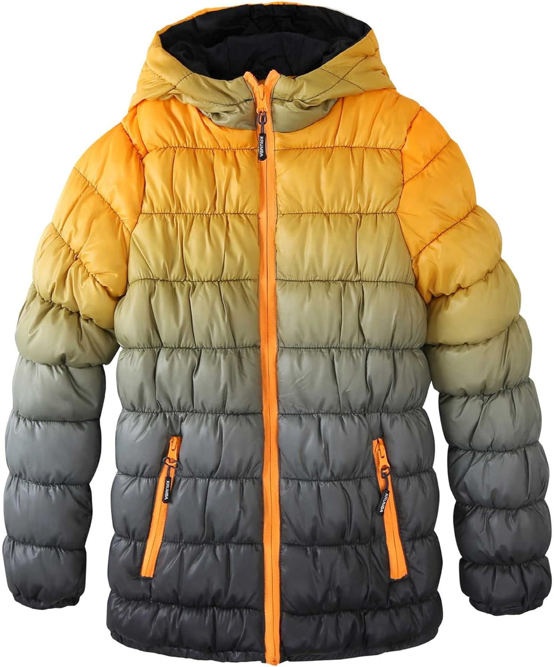 Krumba Jungen Wasserdicht Kapuze Puffer Jacken 146 Schwarz, 146 Schwarz