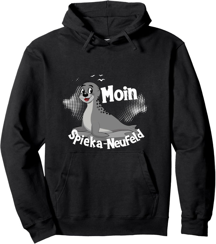 Moin Spieka-Neufeld Seehund Urlaub an Wurster Nordseeküste Pullover Hoodie