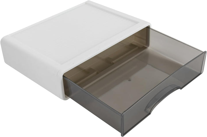 6 Schubladen Büro Aufbewahrungsbox aus Kunststoff, Stapelbare Schubladen Organizer für Dokumente, Bü