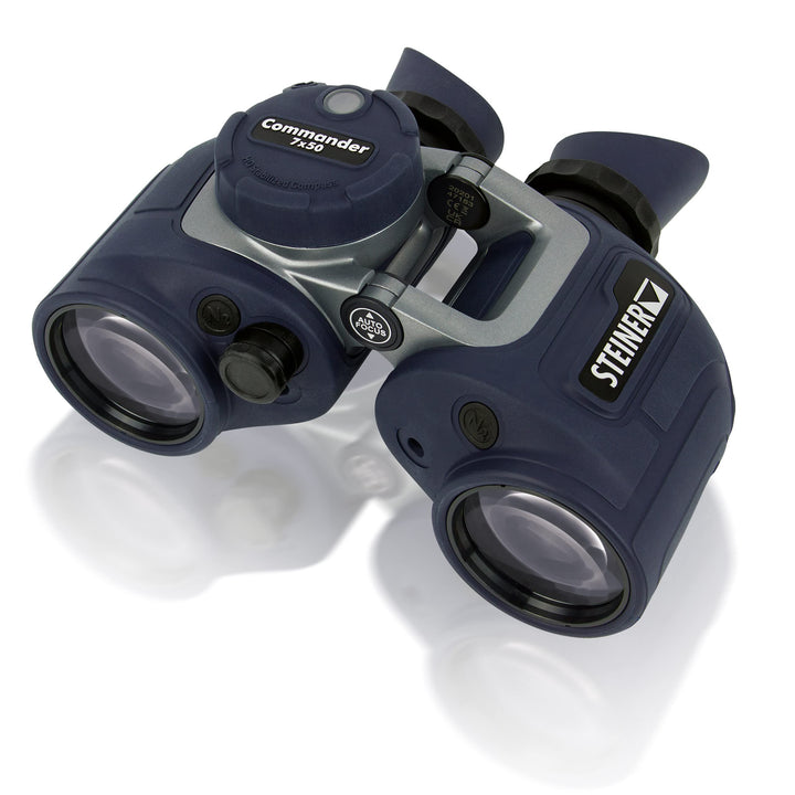 STEINER Marine-Fernglas Commander 7x50c (NEU) - Bester Kompass, deutsche Qualität, kristallklare Bil