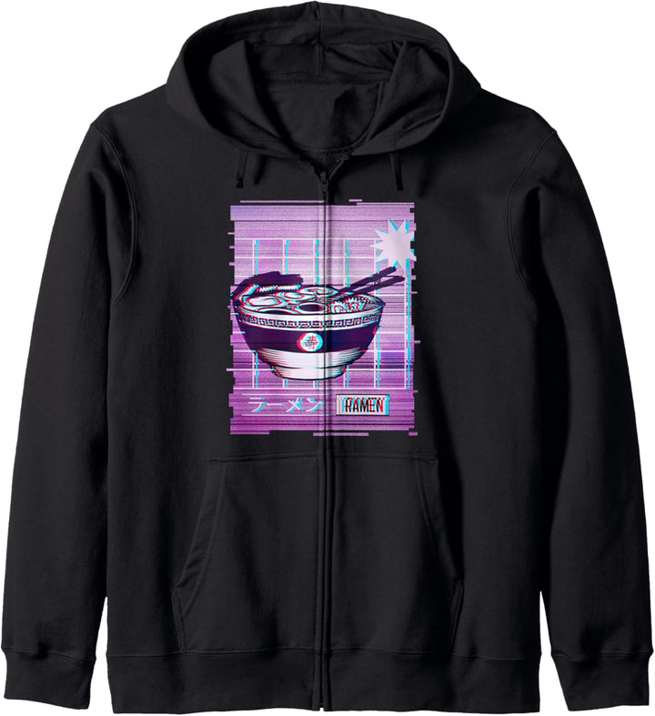 Japan Ramen Vaporwave Aesthetic Art Kapuzenjacke