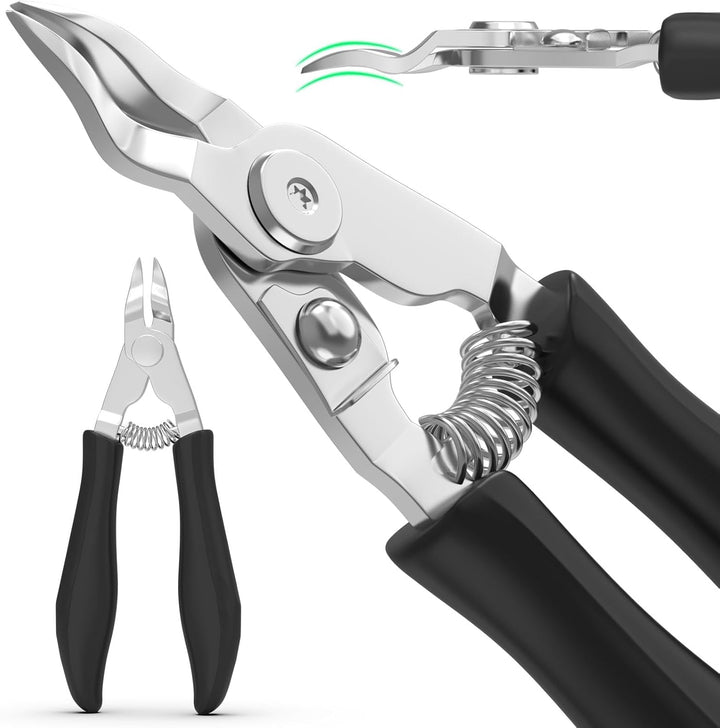 Glamne 5-in-1 Zehennagelknipser für Senioren mit dicken & eingewachsenen Nägeln - Professionelles Pe