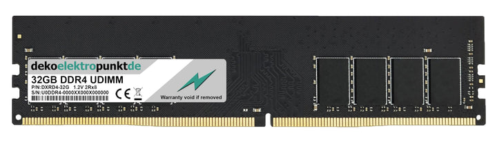 32GB RAM Speicher passend für ASUS ROG Crosshair VIII Dark Hero, DDR4 UDIMM 32GB - DDR4, 32GB - DDR4