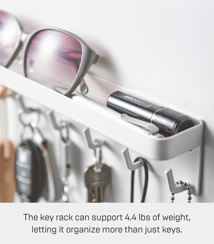 Magnetic key hook with tray - Smart - white Weiss, Weiss