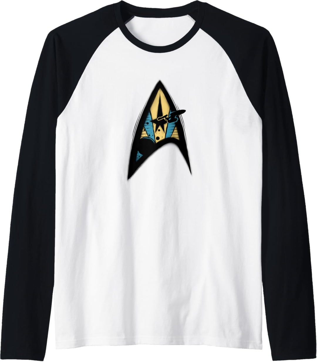 Star Trek: The Original Series Starfleet Airbrush Emblem Raglan