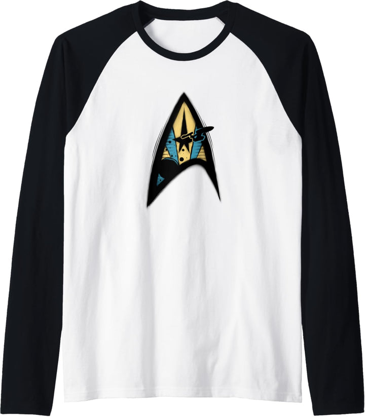 Star Trek: The Original Series Starfleet Airbrush Emblem Raglan