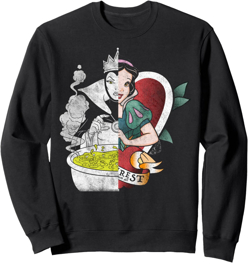 Disney Snow White Split Face Poison Apple Sweatshirt