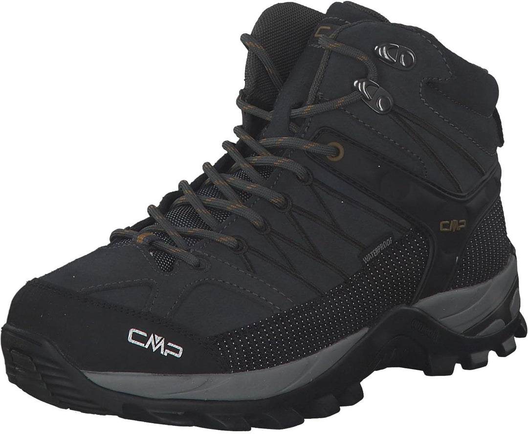 CMP Men's Rigel Mid Trekking Shoes Wp 42 EU Antracite Arabica, 42 EU Antracite Arabica