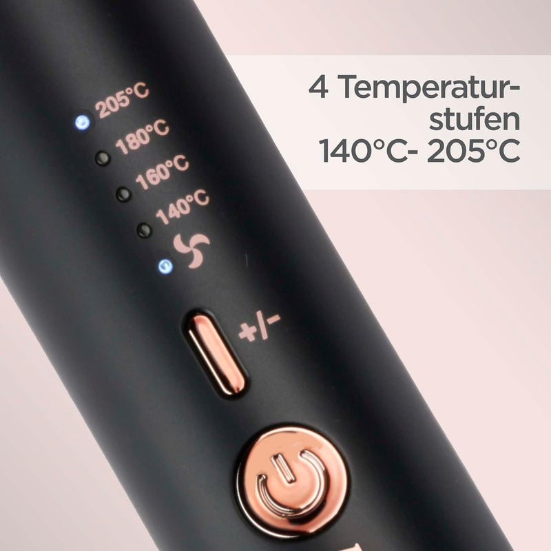 BaByliss Curl Styler Lustre, Innovativer Lockenstab mit integrierten Heizplatten und Kühlluft-Funkti