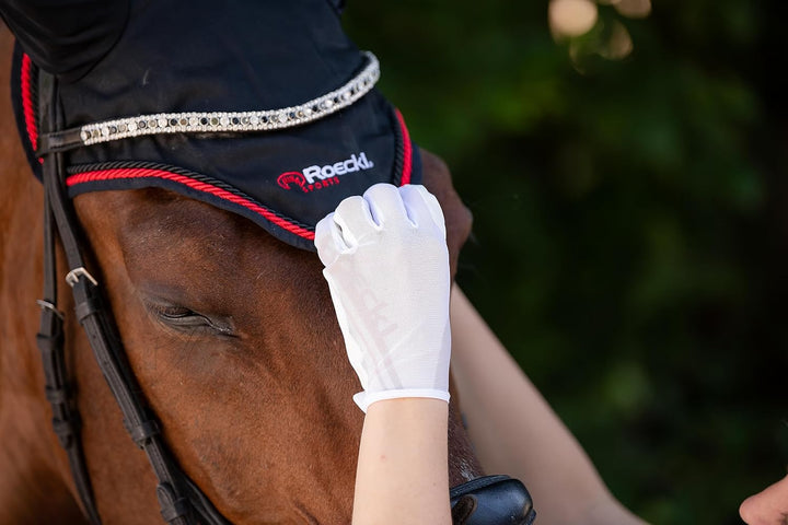 Roeckl Sports Reithandschuh MOYO, Turnier Sommer Handschuh, 4 Farben, Grösse 6-11 6 Blueprint, 6 Blu