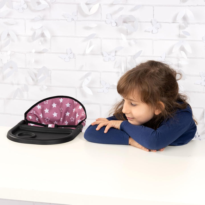 Bayer Design 65976AA Puppentischsitz, Sitz für Puppen mit intergiertem Tablett, für Puppen bis 46 cm