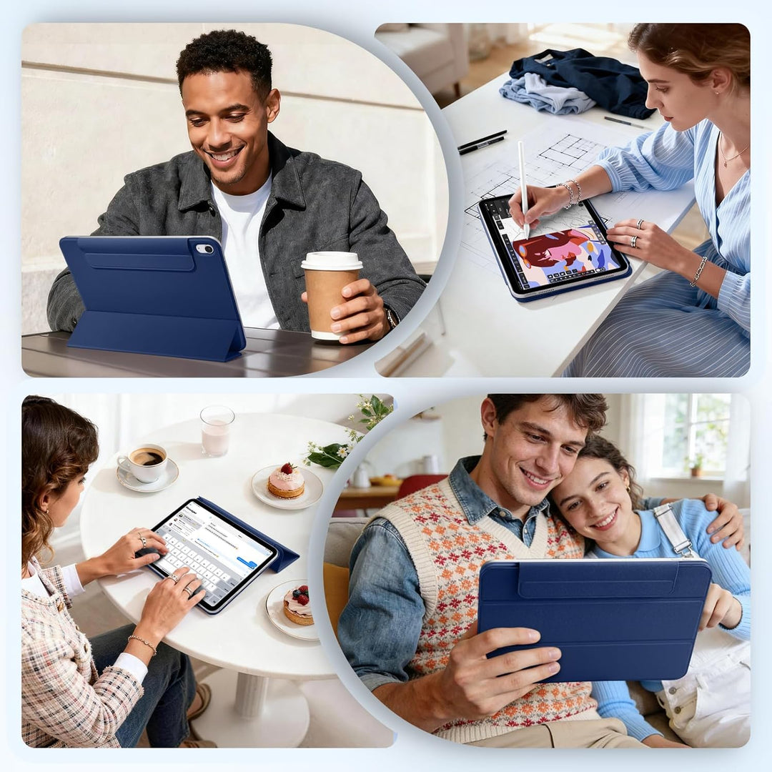 Maledan Magnetisch Hülle für iPad A16 11/10 Generation (2025 11 Zoll/ 2022 10.9 Zoll), Magnetbefesti