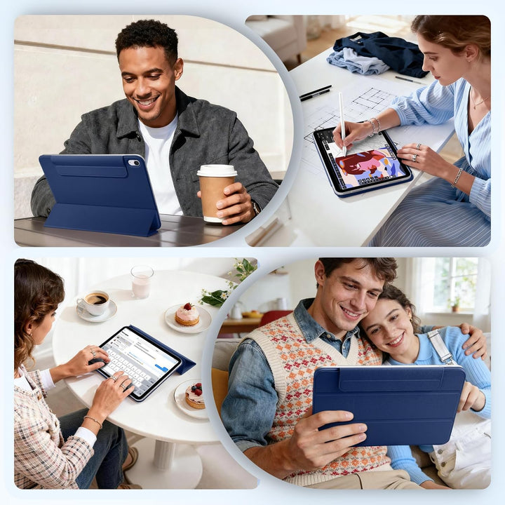 Maledan Magnetisch Hülle für iPad A16 11/10 Generation (2025 11 Zoll/ 2022 10.9 Zoll), Magnetbefesti